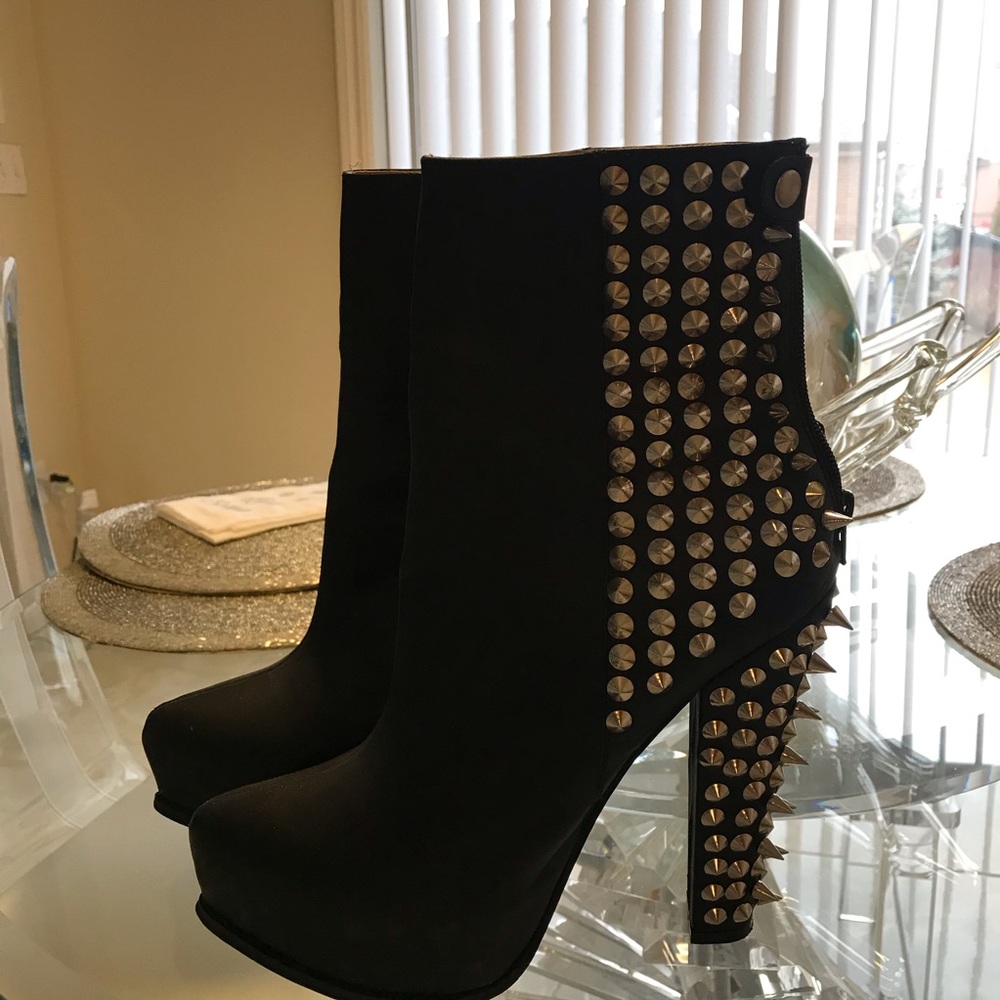 Jeffrey Campbell spiked boots